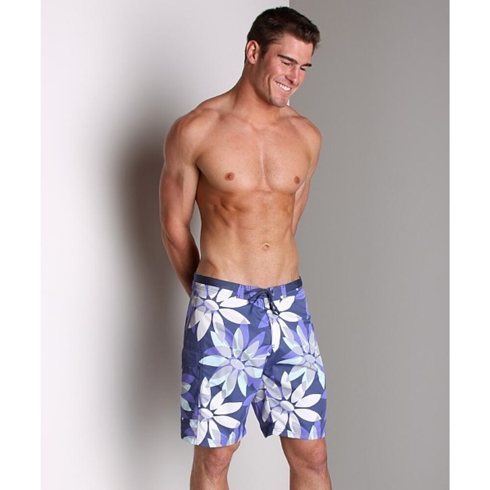 Hugo Boss Men's Swim Trunks Long Swimwear Shorts Blue 36